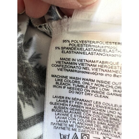 Brooks Brothers Dress White Black Palm Trees SM Beach Cruise Vacation Resort - Picture 8 of 8